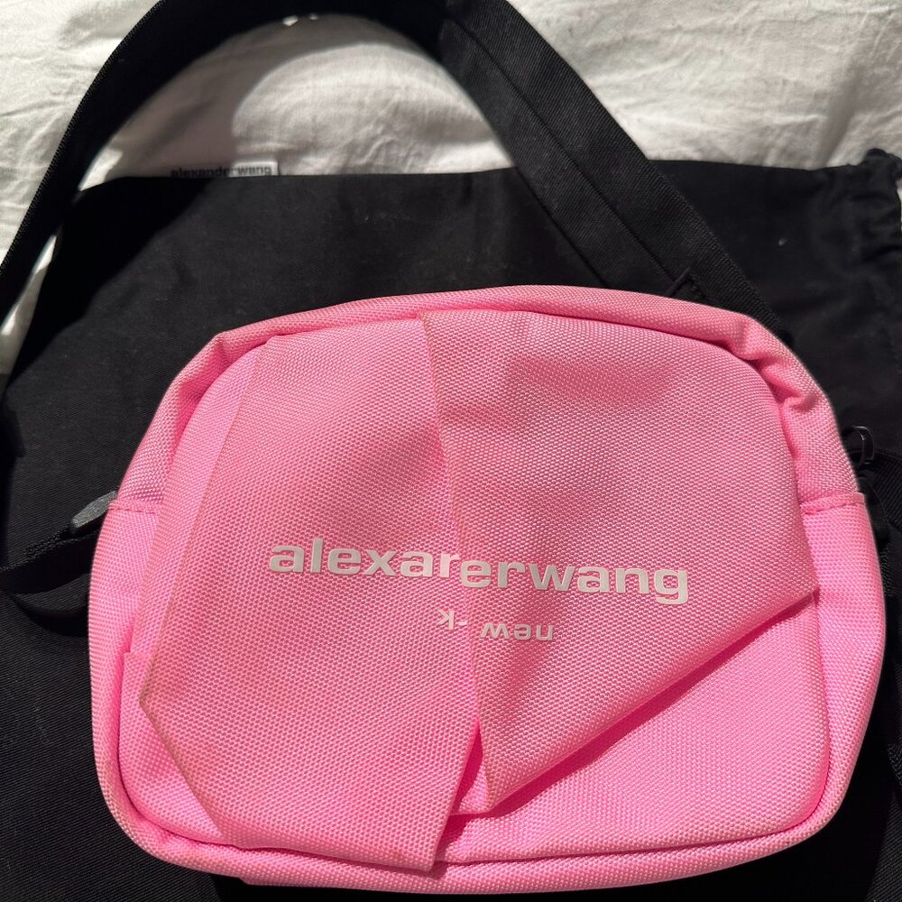 Alexander Wang Wangsport Pink Deconstructed Camera Bag